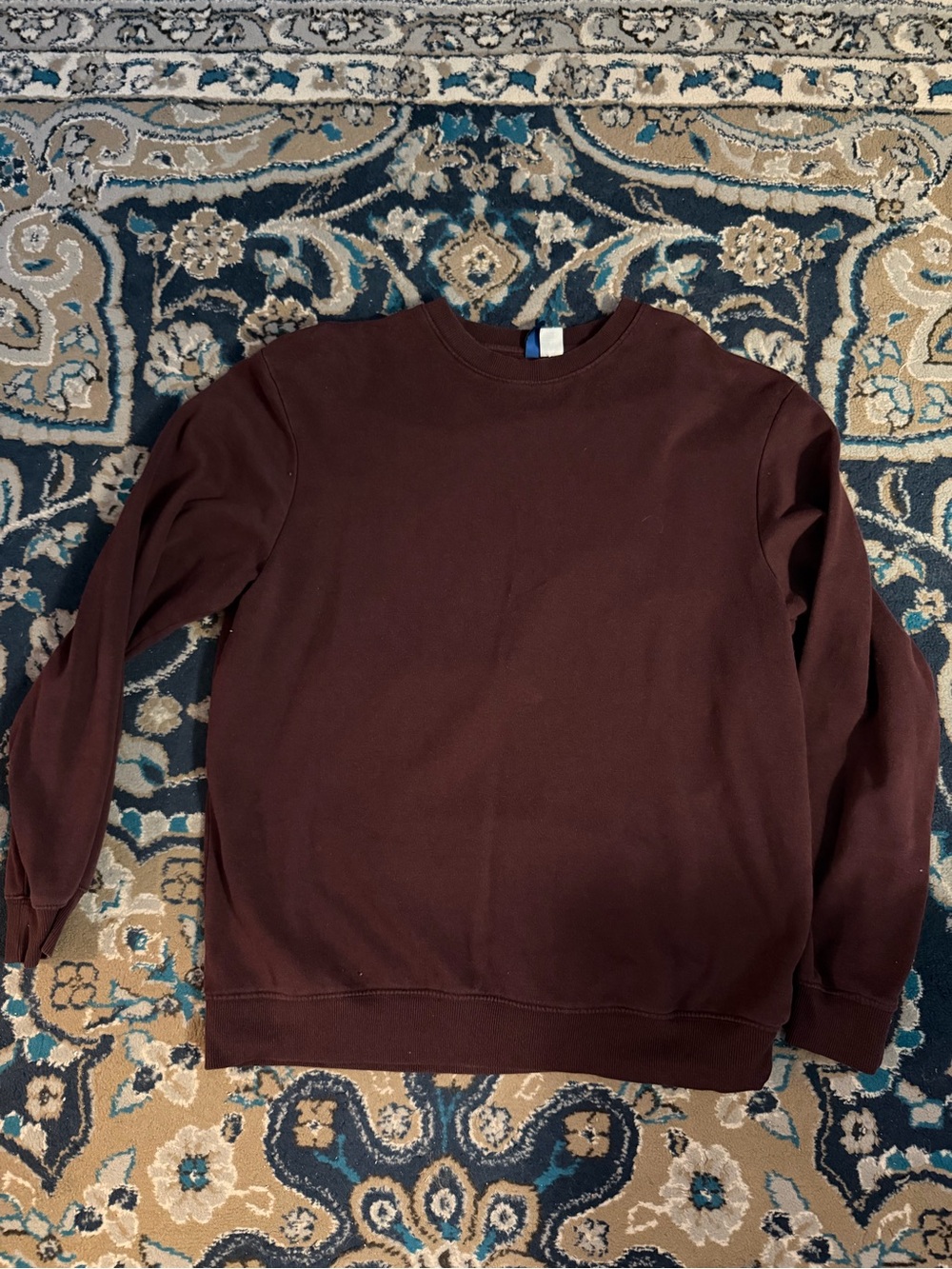 Divided Men's Crewneck Sweater - Dark Brown